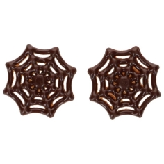 Schokoladendekoration Spinnennetz