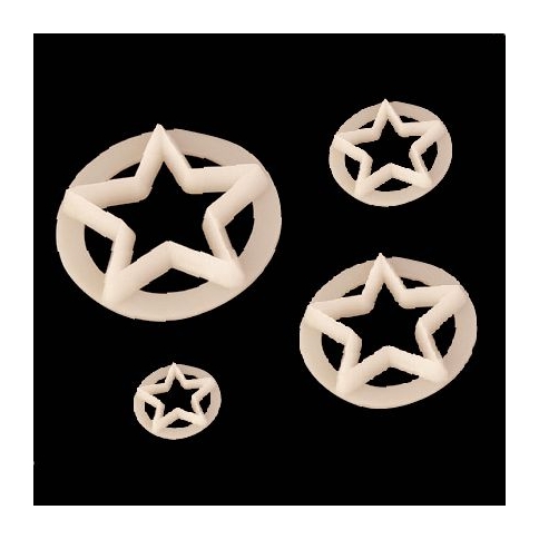 Ausstecher Sterne 4er Set