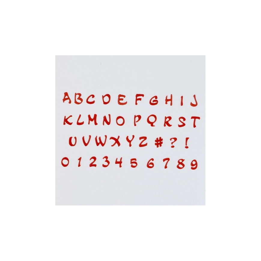Buchstaben- und Zahlenausstecher MAGICAL ALPHABET