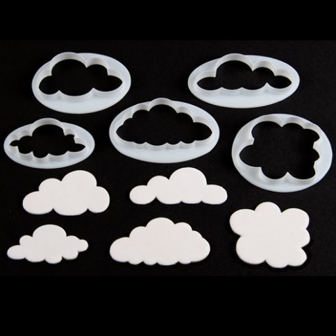 Wolken Ausstecher 5er Set
