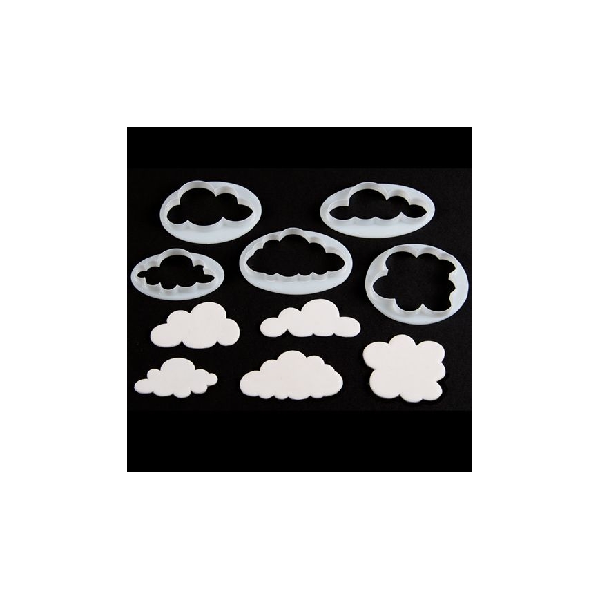 Wolken Ausstecher 5er Set