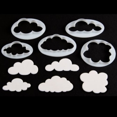 Wolken Ausstecher 5er Set
