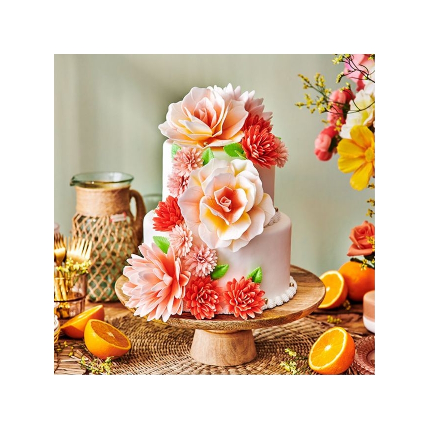 Esspapier Blume - Rose peach