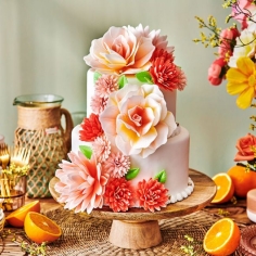 Esspapier Blume - Rose peach