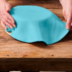 Fondantdecke Baby Blue