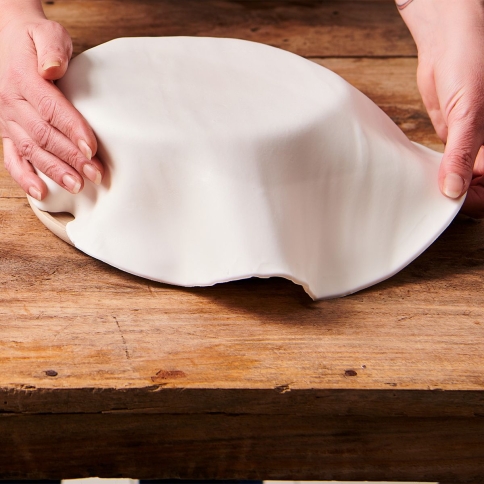 Fondantdecke Bright White