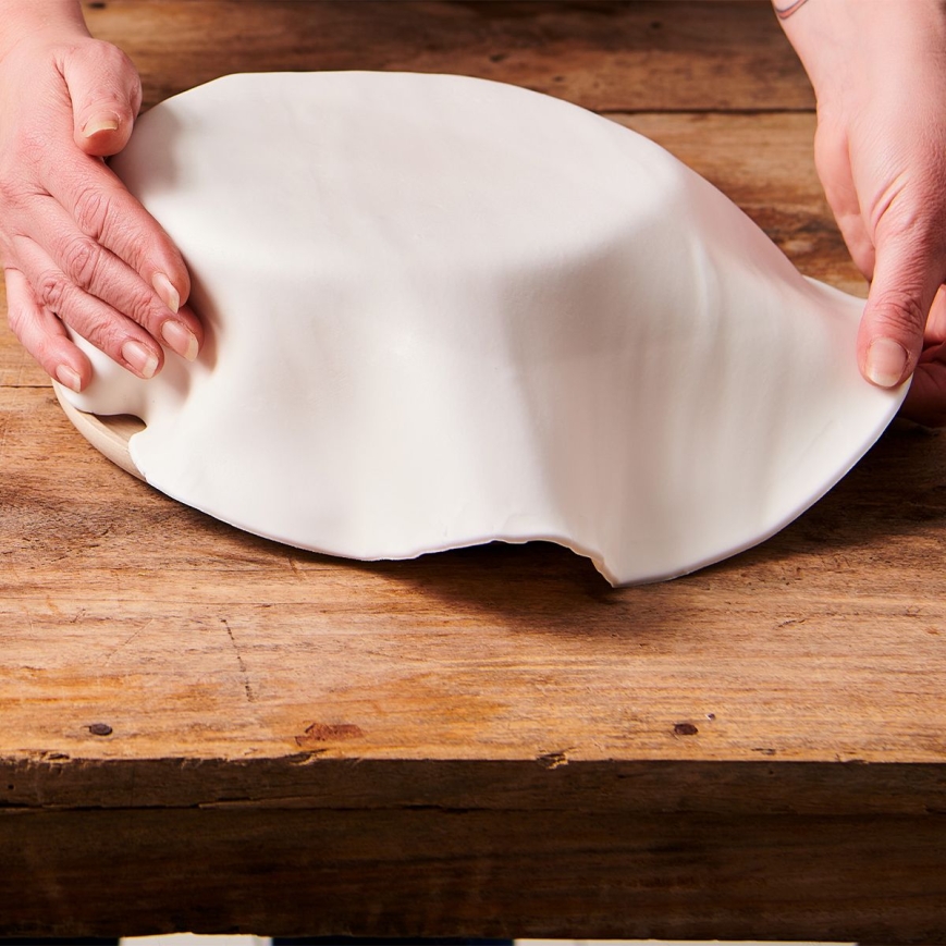 Fondantdecke Bright White