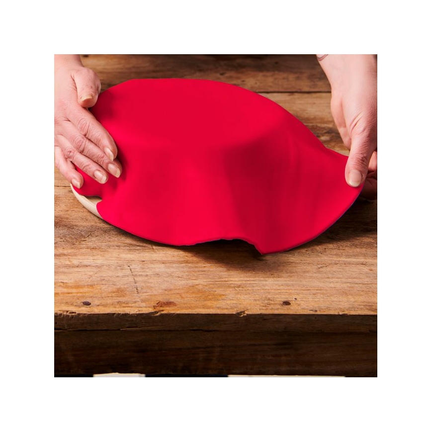 Fondantdecke Fire Red