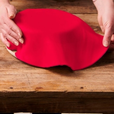 Fondantdecke Fire Red