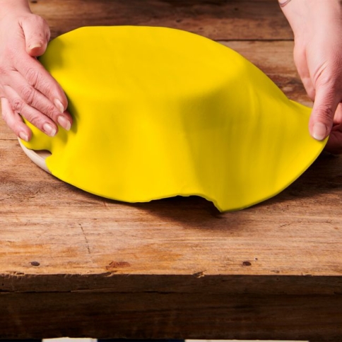 Fondantdecke Mellow Yellow