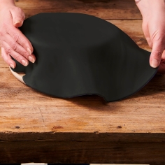 Fondantdecke Raven Black