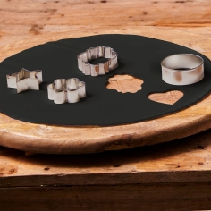 Fondantdecke Raven Black