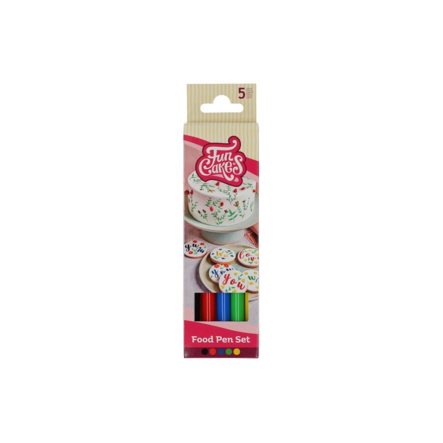Fun CakesLebensmittelfarbstifte 5er Set