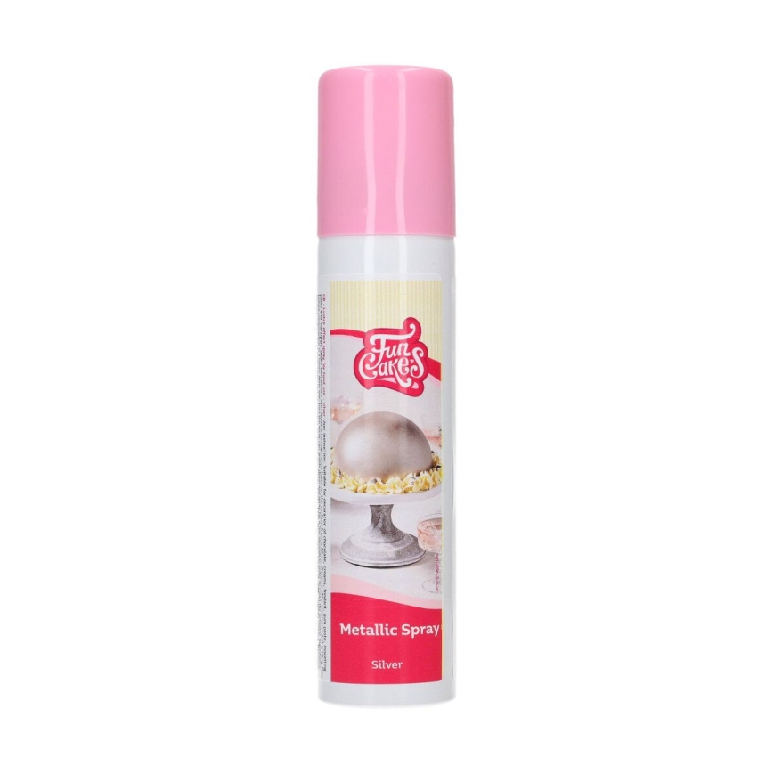 FunCakes Metallic Spray silber