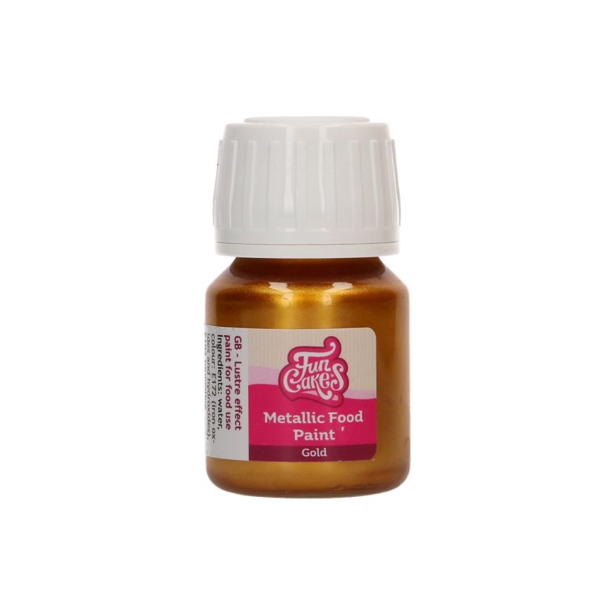 FunCakes Paint - metallic gold