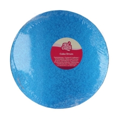 Tortenplatte rund blau 30 cm