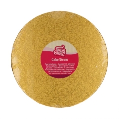 Tortenplatte rund gold 25 cm