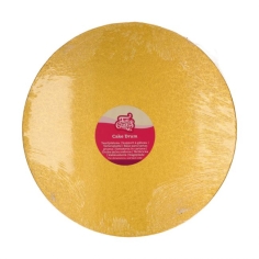 Tortenplatte rund gold 35 cm