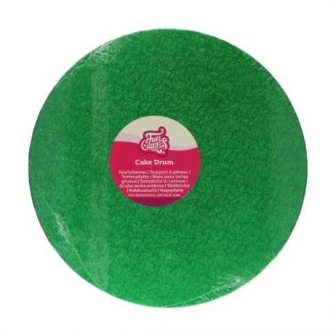 Tortenplatte rund grün 30 cm