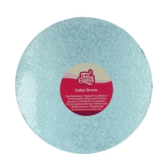 Tortenplatte rund hellblau 25 cm