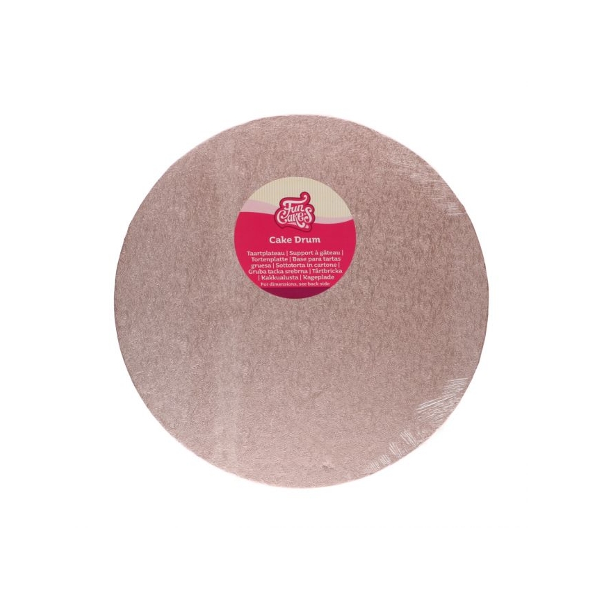 Tortenplatte rund rosé 30 cm