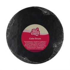 Tortenplatte rund schwarz 20 cm