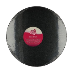 Tortenplatte rund schwarz 30 cm