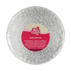 Tortenplatte rund silber 20 cm