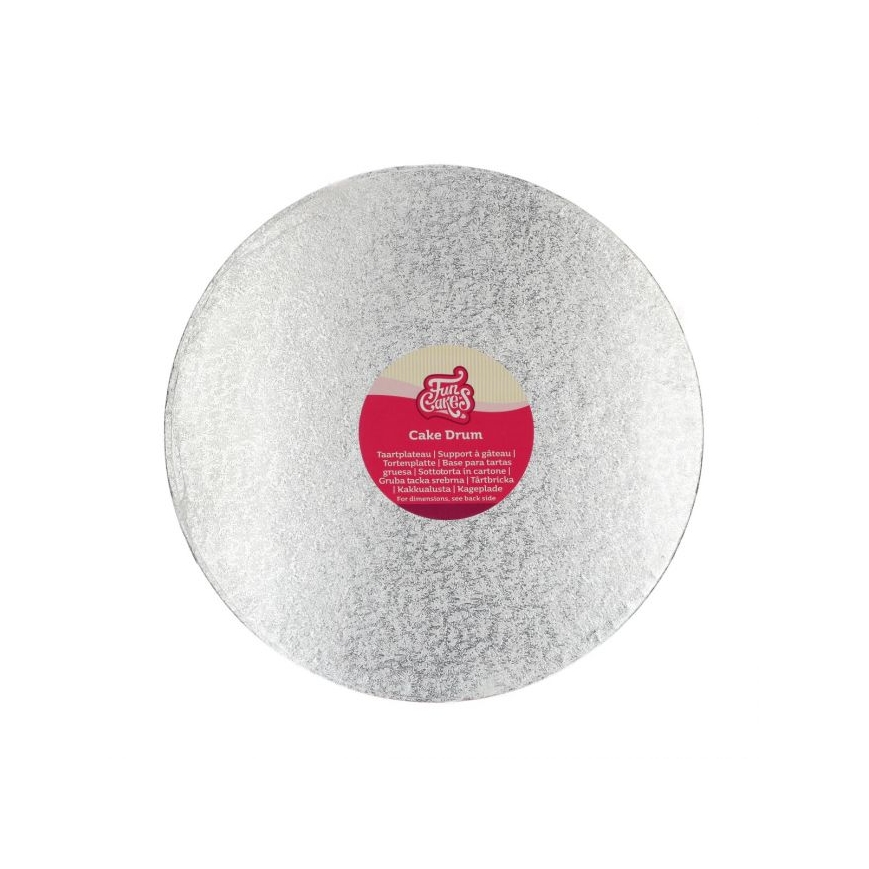 Tortenplatte rund silber 30cm