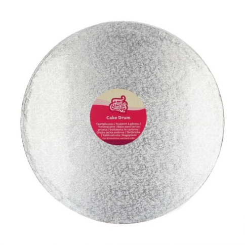 Tortenplatte rund silber 35 cm
