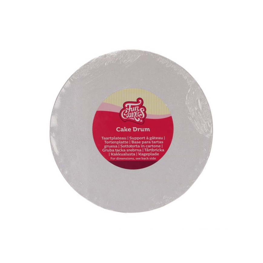 Tortenplatte rund weiss 20 cm