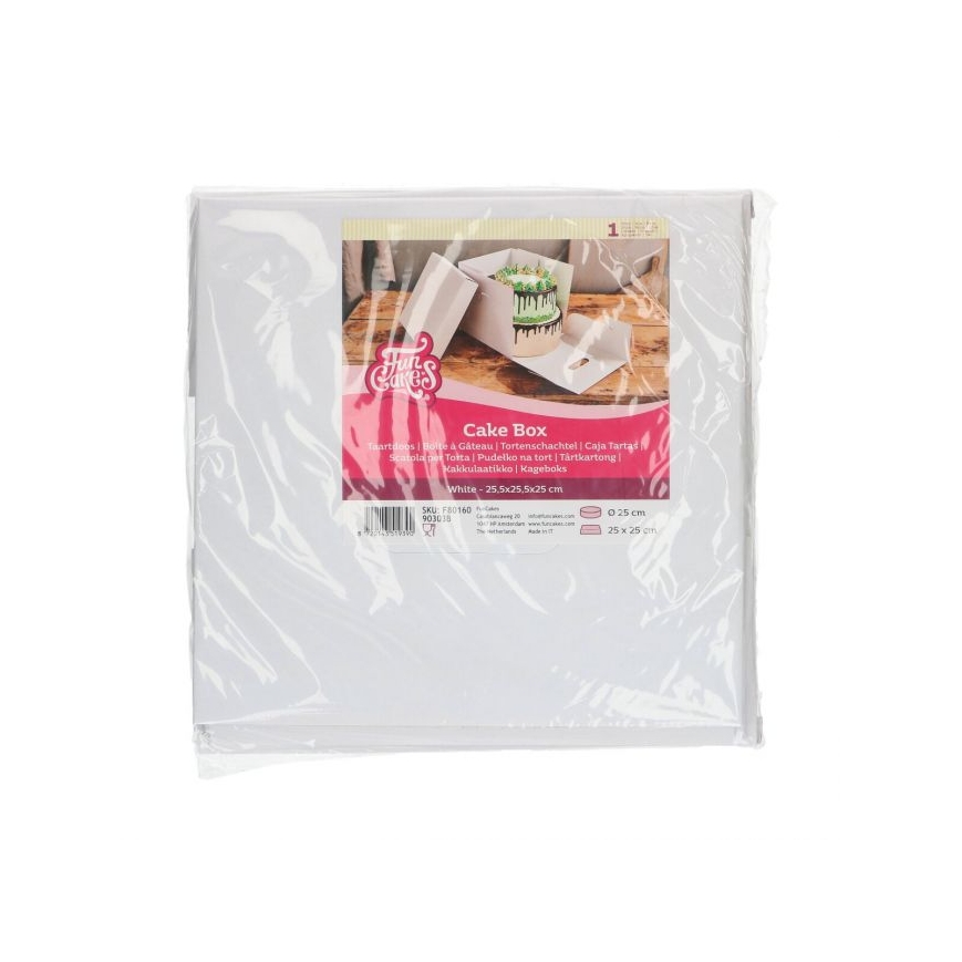 Tortenschachtel hoch 25x25x25 cm