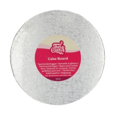 Tortenscheibe rund silber 22,5 cm