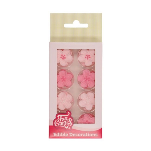 Zuckerdeko - Blümchen pink