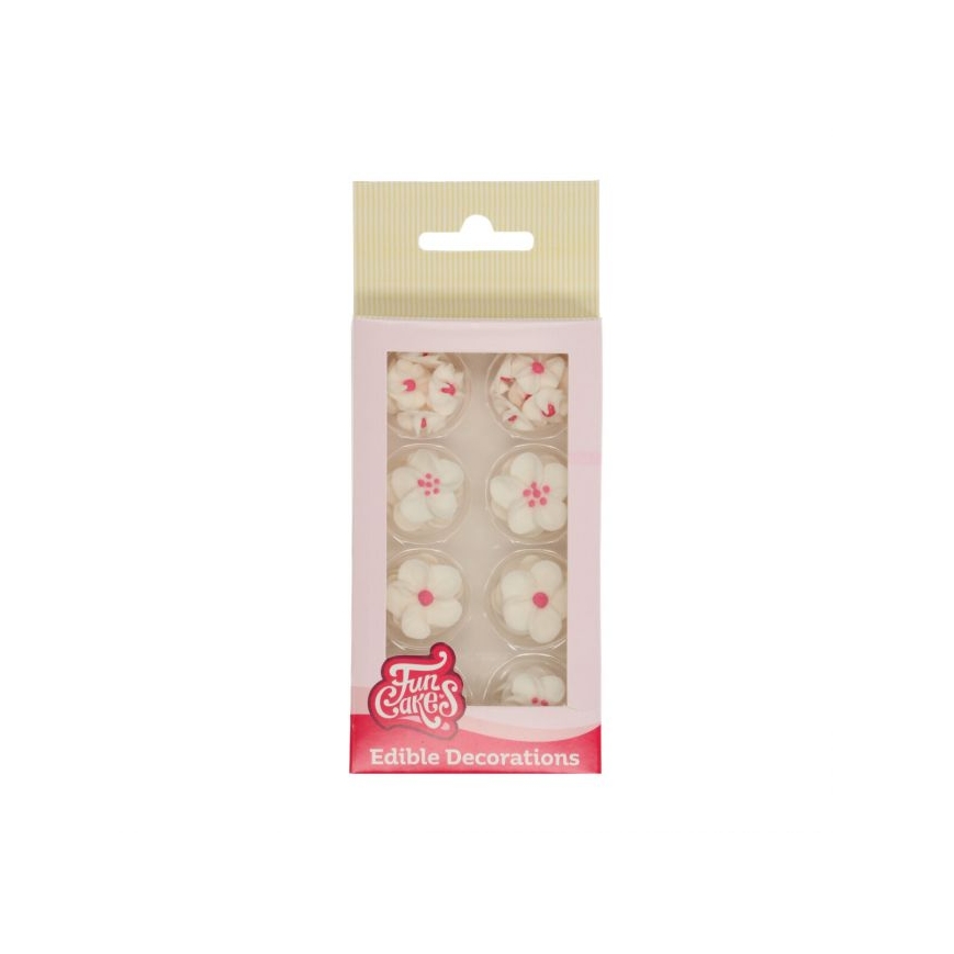 Zuckerdeko - Blümchen weiss