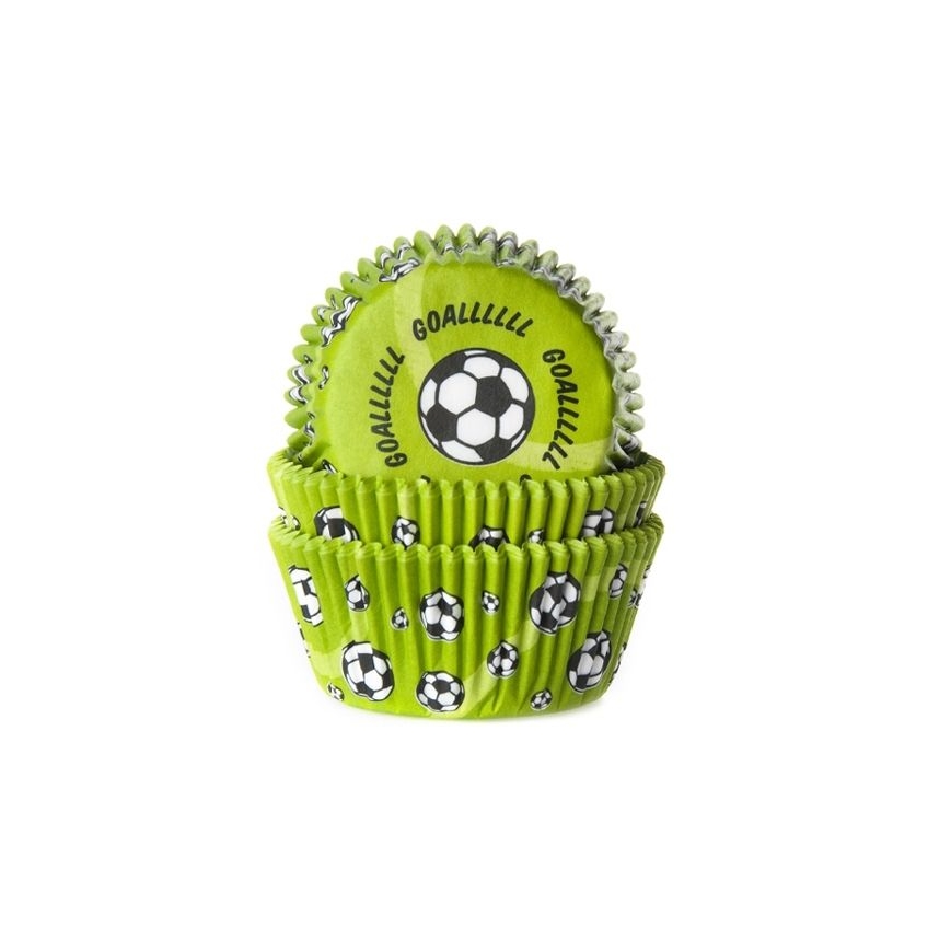 Cupcakeförmchen Fussball