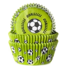 Cupcakeförmchen Fussball