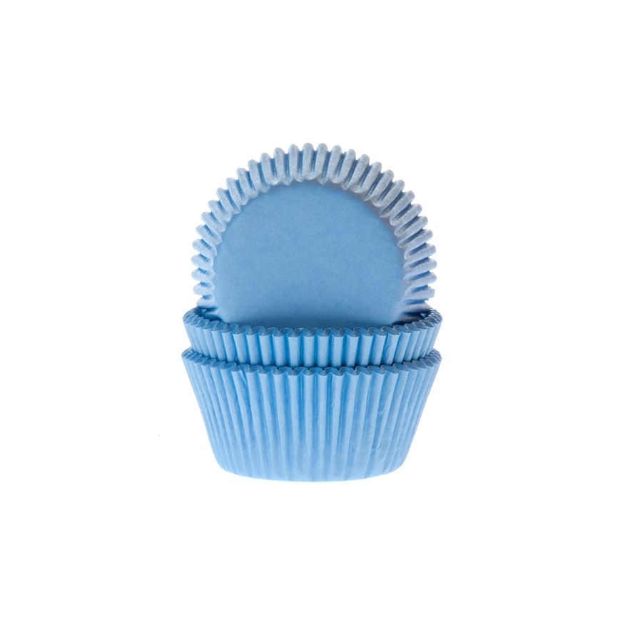 Cupcakeförmchen hellblau
