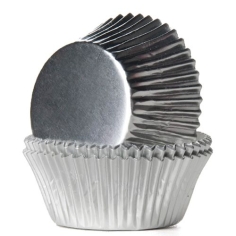 Cupcakeförmchen silber (Folie)