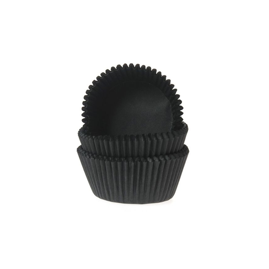 Mini Cupcakeförmchen schwarz
