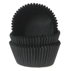Mini Cupcakeförmchen schwarz