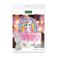 Silikonform Easy Stand Einhorn