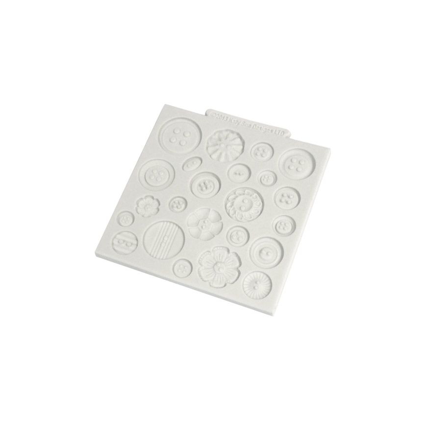 Silikonform Knöpfe