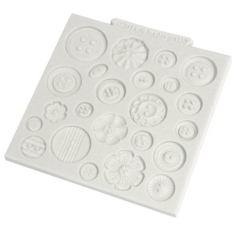Silikonform Knöpfe
