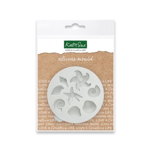 Silikonform Muscheln und Seesterne