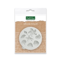 Silikonform Muscheln und Seesterne