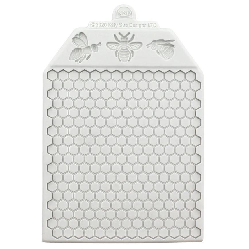 Silikonform Waben und Bienen