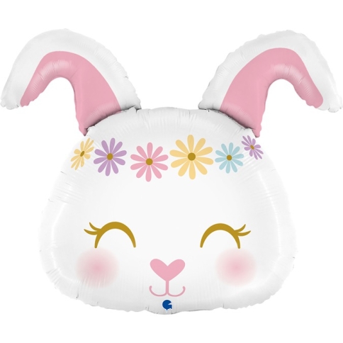 Folienballon Hippie Bunny