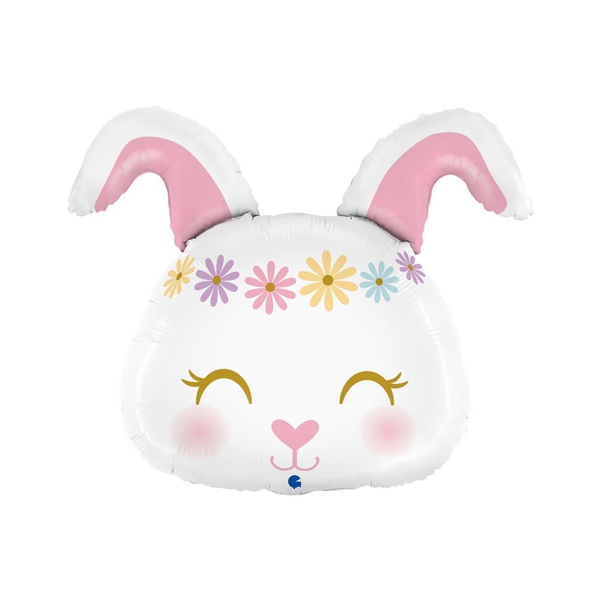 Folienballon Hippie Bunny