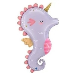 Folienballon Magical Seahorse